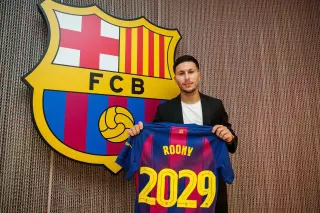 El Barça hace oficial el fichaje del extremo Roony Bardghji hasta 2029