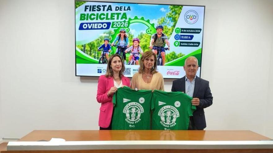 Oviedo celebrará una fiesta de la bicicleta: se repartirán 600 camisetas