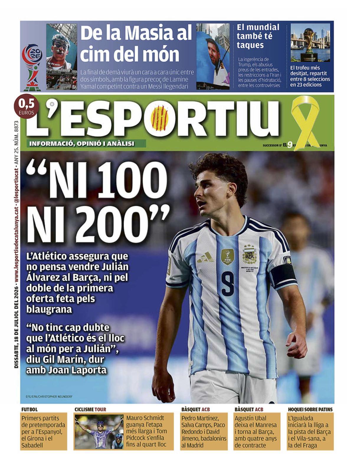 Las imágenes de las portadas de hoy