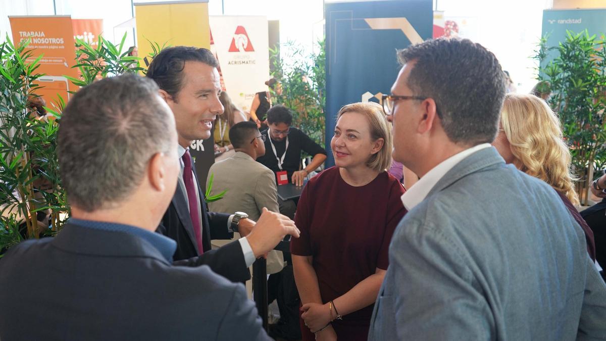 Un momento de la feria de empleo