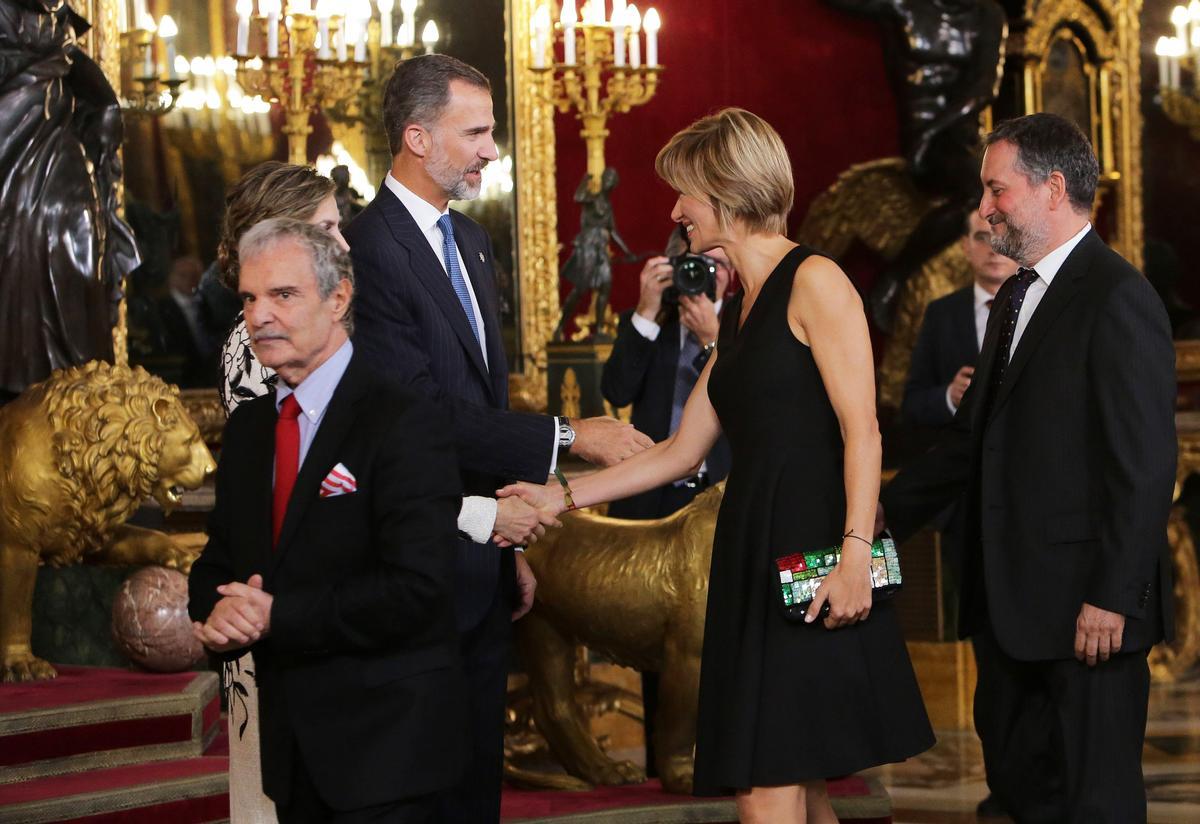 Jesús Mariñas, en un besamanos del Rey Felipe VI. Jesús Mariñas, en un besamanos del Rey Felipe VI.