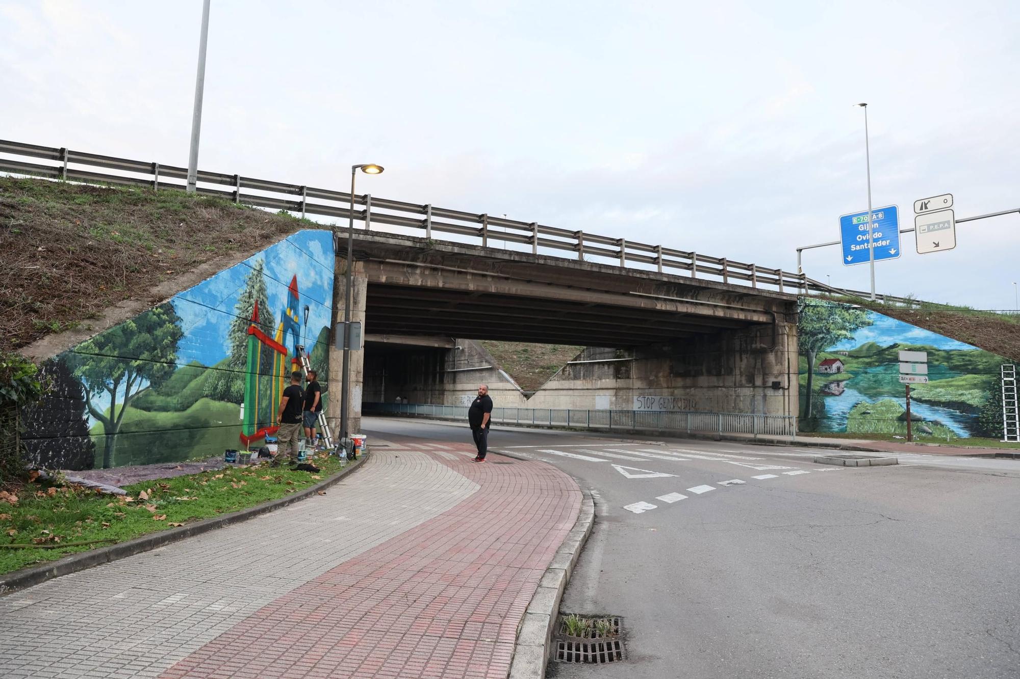 EN IMÁGENES: el festival de arte urbano conquista las calles de Avilés