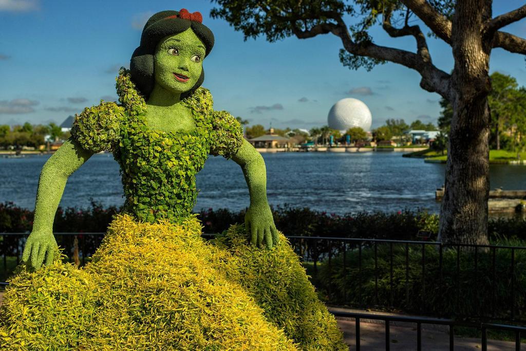 Escultura vegetal de "Blancanieves"