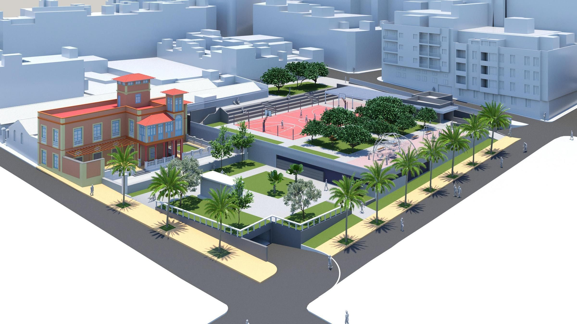 Nuevo aparcamiento subterráneo y zona de ocio de El Toscal
