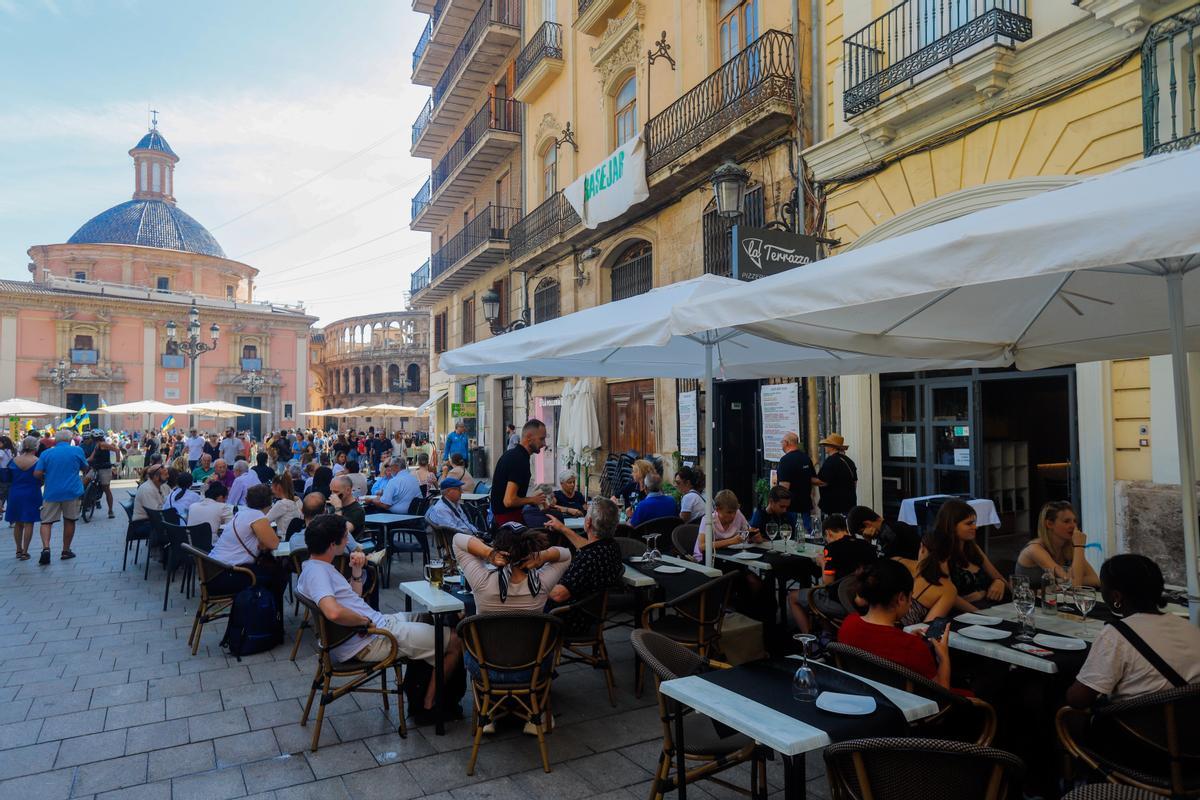 Una terraza en el centro de València