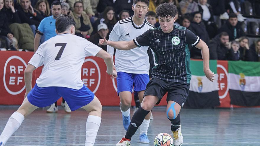 Doble derrota ante Aragón de juveniles y cadetes extremeños en los nacionales de fútbol sala