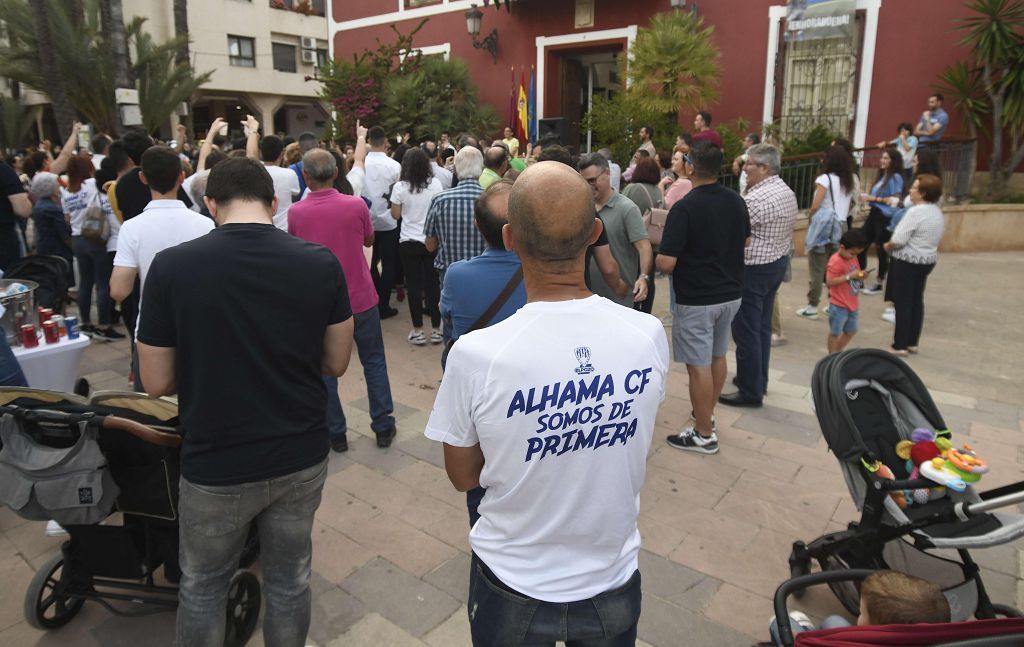 El Alhama ElPozo celebra el ascenso con su afición