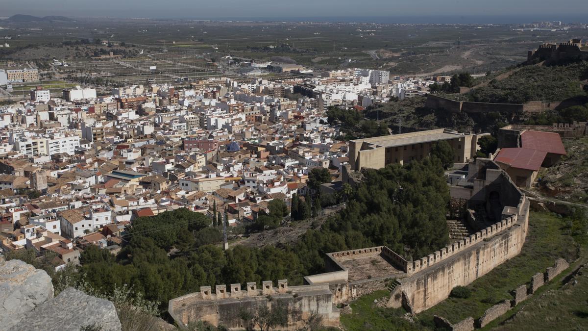 Vista de Sagunt desde el Castillo