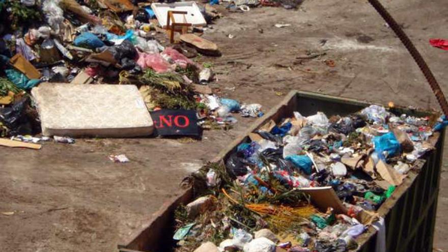 El descontrol en la planta de Calp arruina el reciclaje de basura