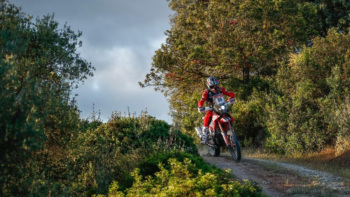 Joan Barreda, durante el Rally de Andalucía