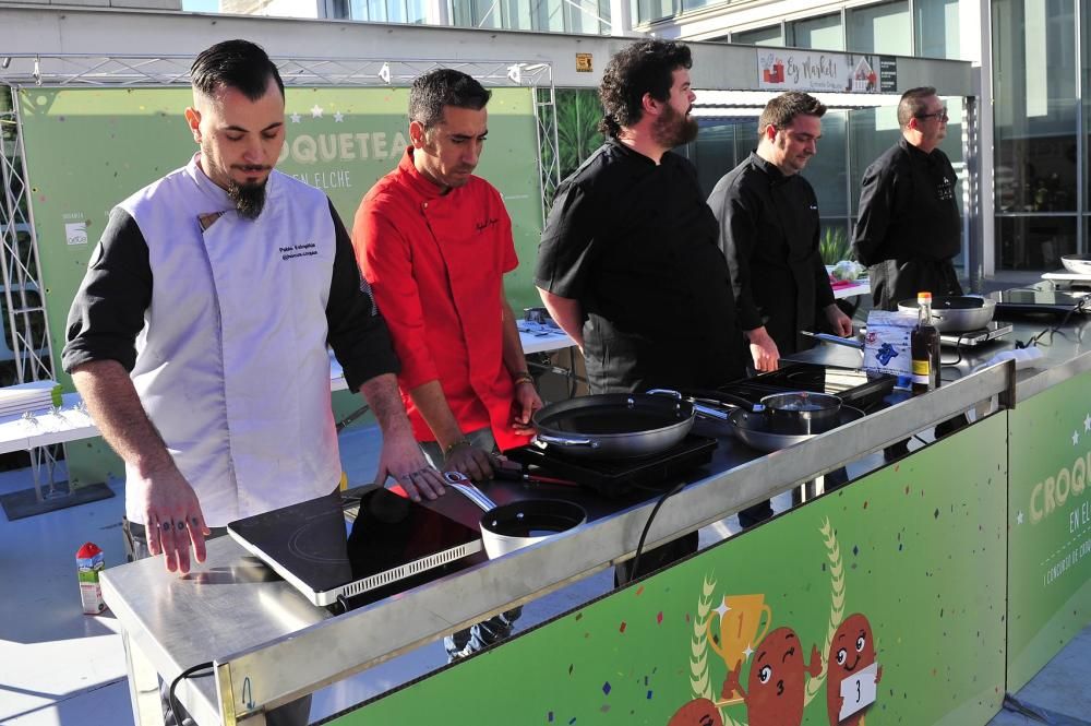 Final del primer concurso de croquetas de Elche