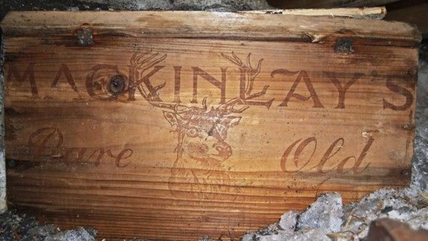 Una caixa  de whisky trobada a l&#039;Antàrtida