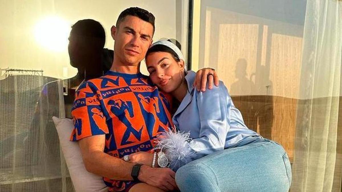 Georgina Rodríguez y Cristiano Ronaldo.