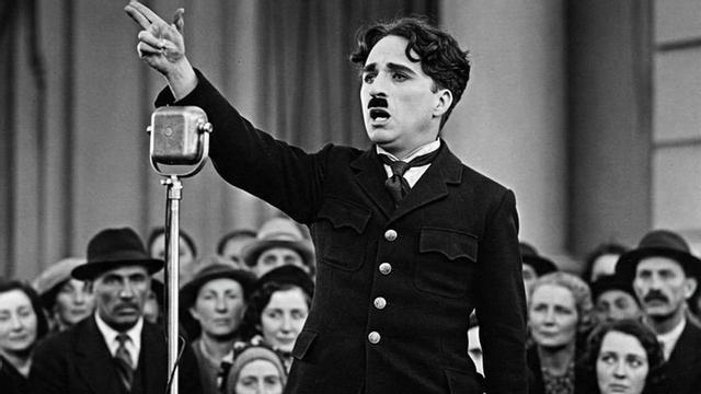 Fotograma de ‘El gran dictador’, de Charles Chaplin.