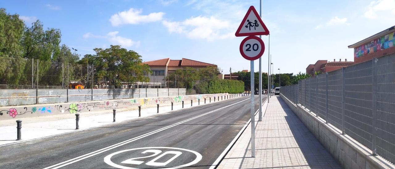 Sant Joan ha finalizado las obras de apertura de la avenida del Instituto