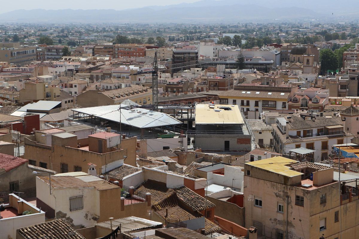 Estado actual de las obras del nuevo Palacio de Justicia de Lorca.