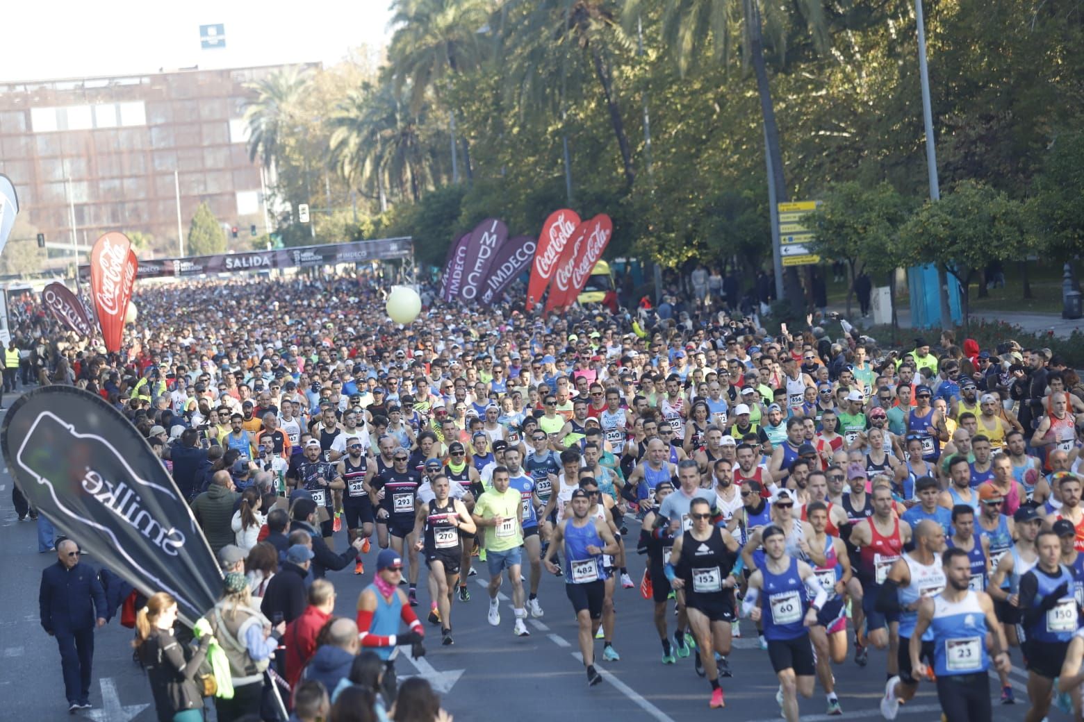 Media Maratón de Córdoba 2023: la carrera, en imágenes