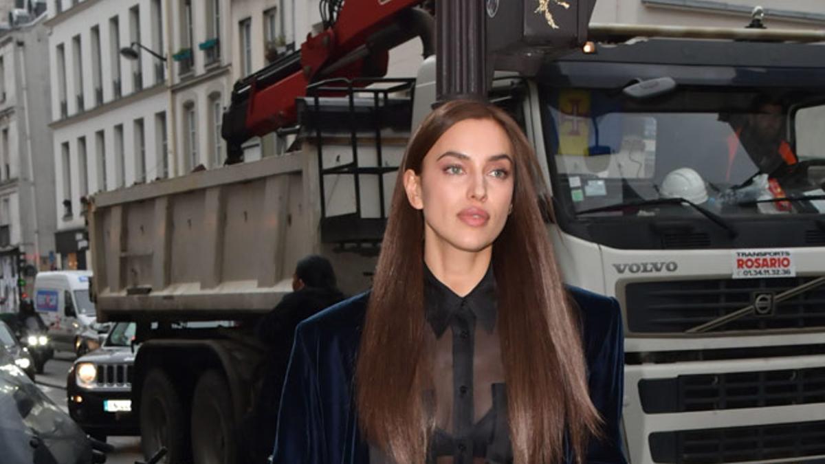 El look 'trampantojo' de Irina Shayk