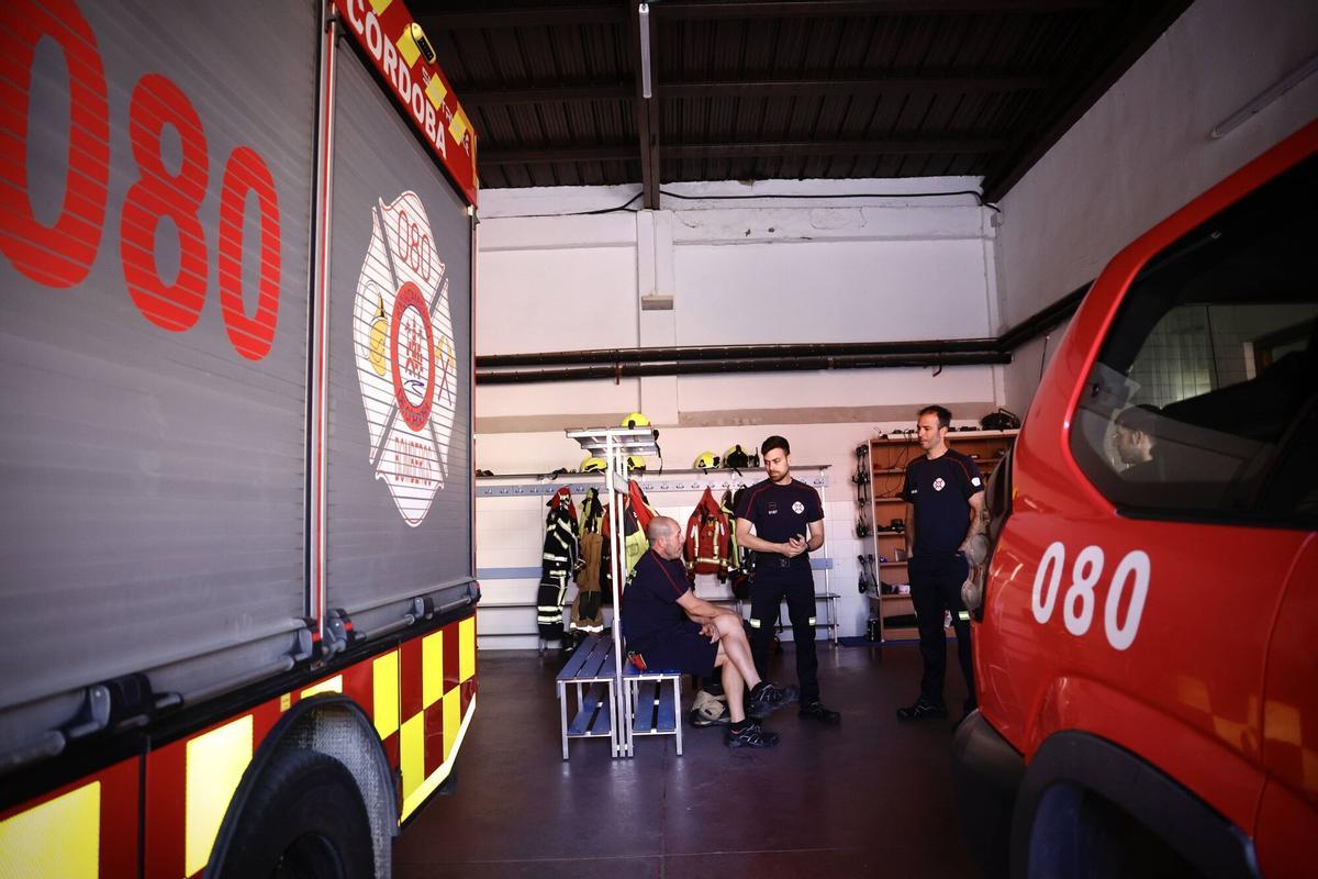 Bomberos de Córdoba, un año de la Dana en Valencia, Enrique Martínez, Jorge Díaz, José Manuel Baena