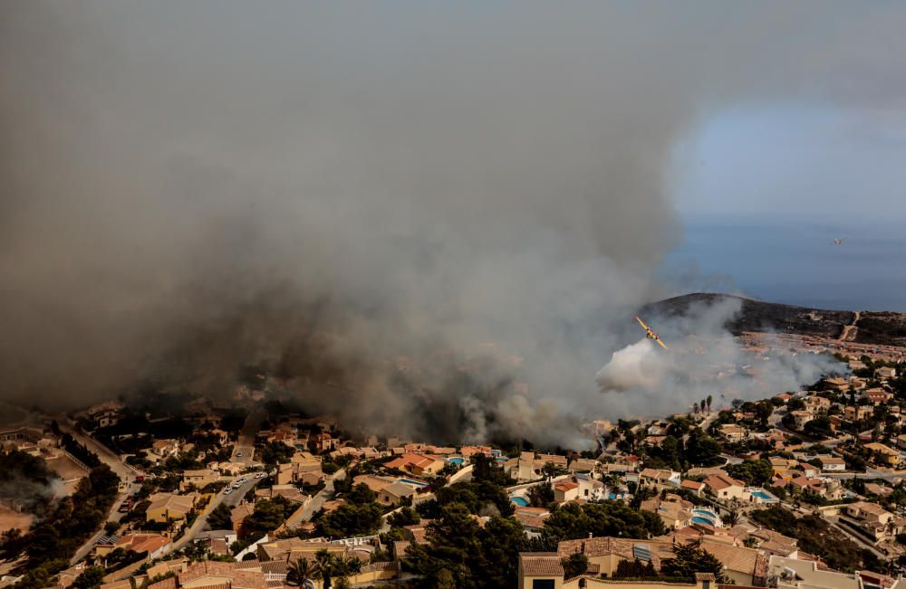 Incendio en Jávea