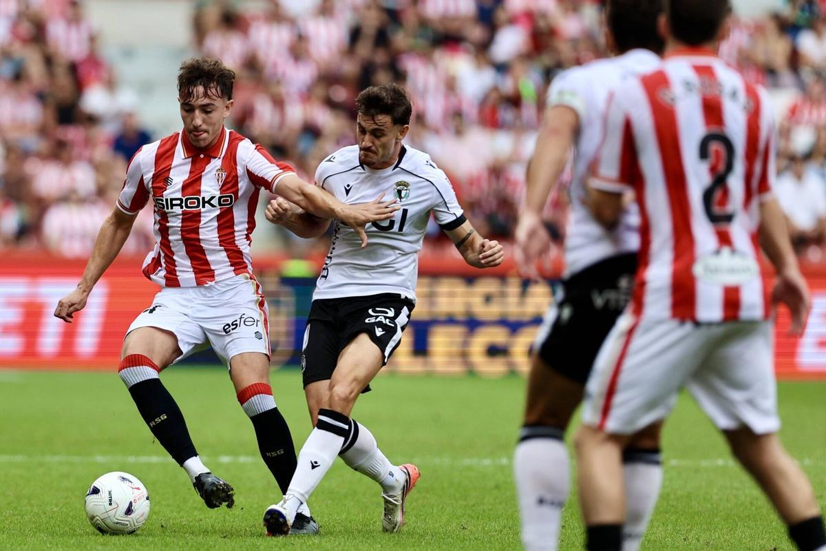 Así fue el partido entre el Sporting y el Burgos Así fue el partido entre el Sporting y el Burgos
