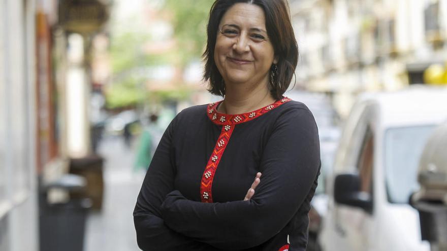 La coordinadora de EUPV, Rosa Pérez Garijo, encabezará la candidatura a la Generalitat