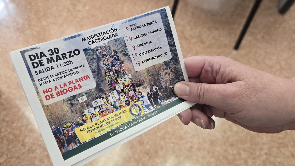 Nueva concentración en protesta contra la planta de biogás, el próximo 30 de marzo.