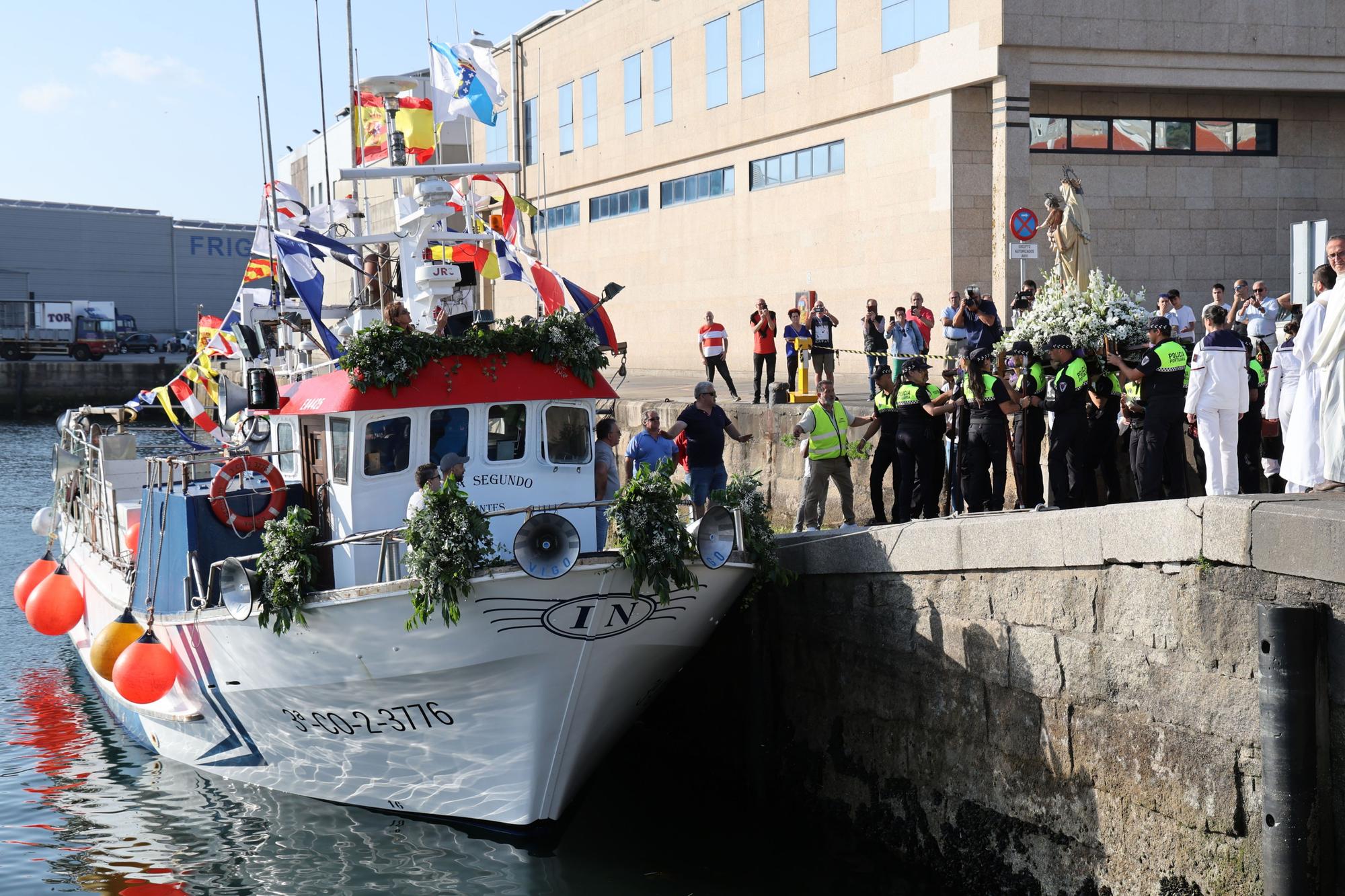 Pasión por la patrona de los mares en Vigo