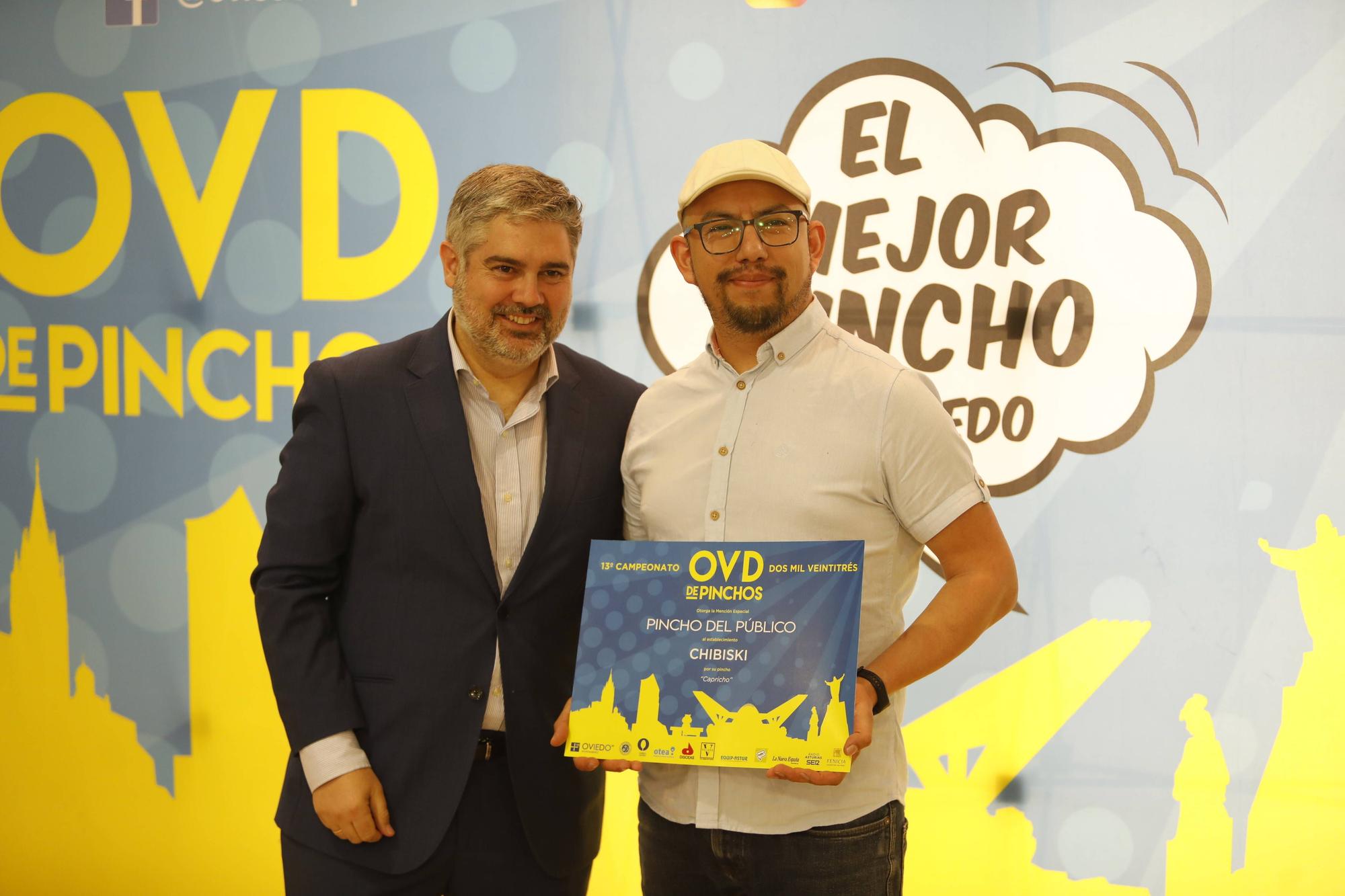 En imágenes: Entrega de los Premios del XIII Campeonato de Pinchos de Oviedo