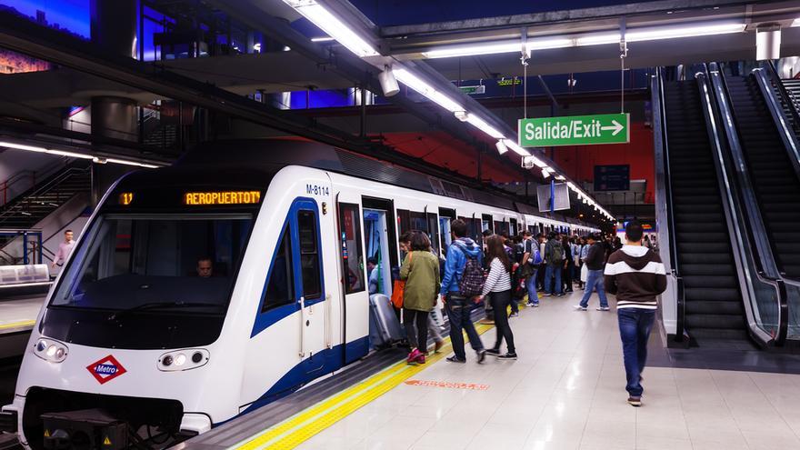 Imagen de la estación Aeropuerto en el metro de Madrid