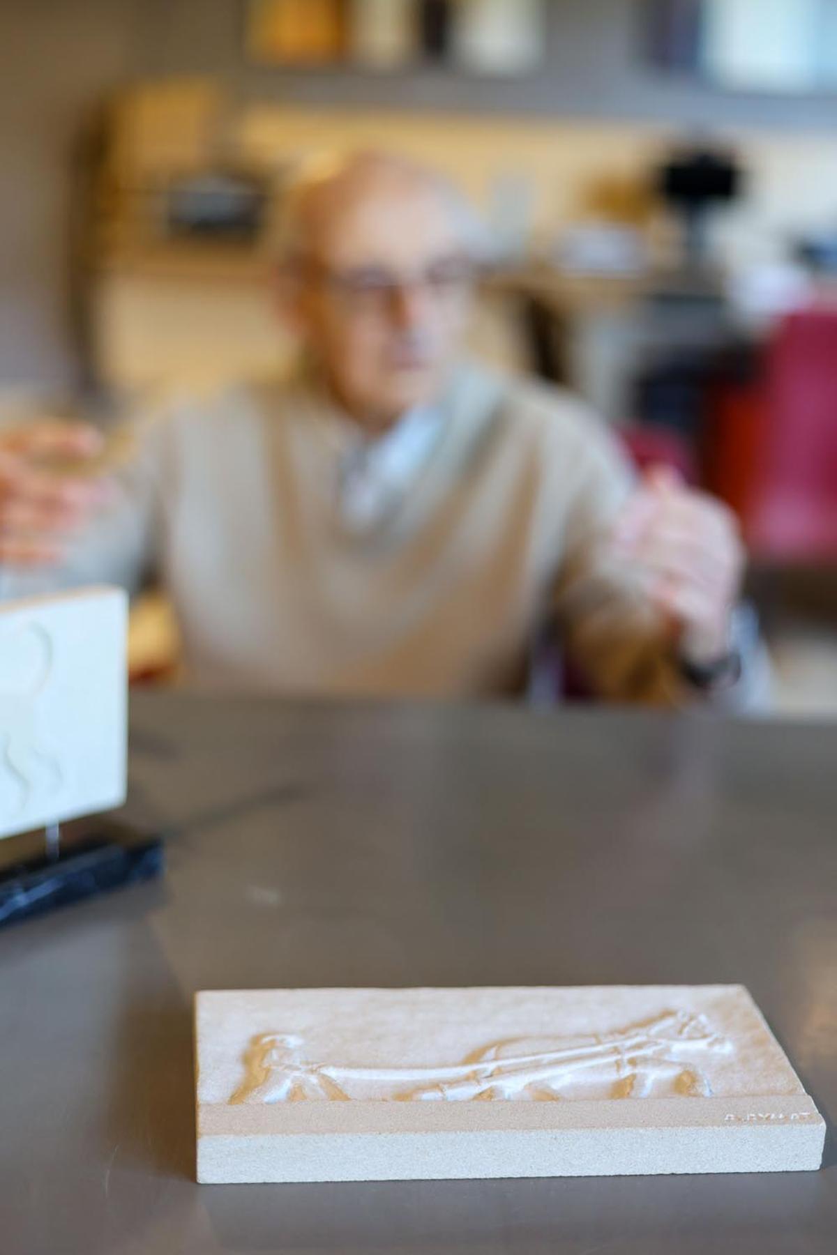 El escultor Adolf Aymat cumple 94 años El escultor Adolf Aymat cumple 94 años