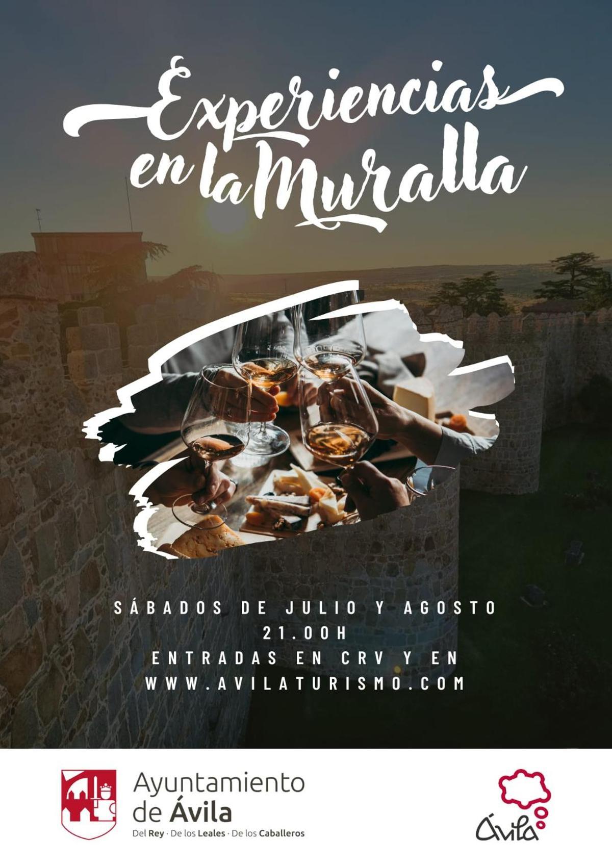 Experiencias en la Muralla disponible durante los sábados de los meses de julio y agosto.