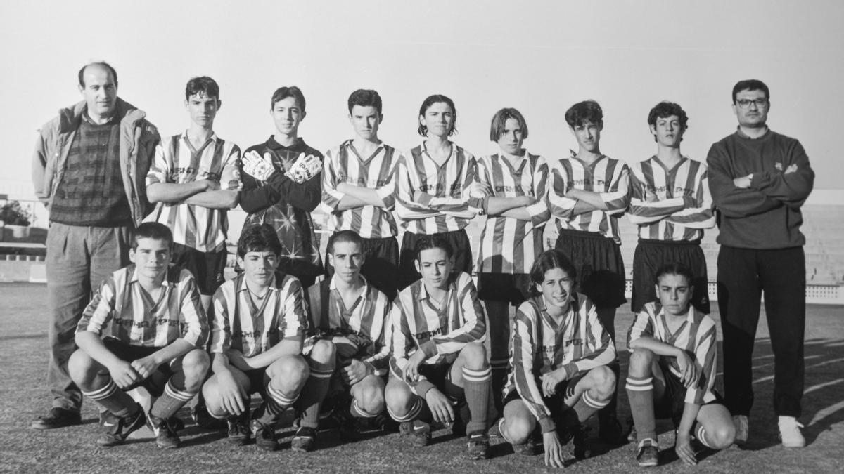 Atlético Jesús de categoría cadete en la temporada 95-96.