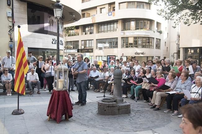 Arribada de la Flama del Canigó a Manresa