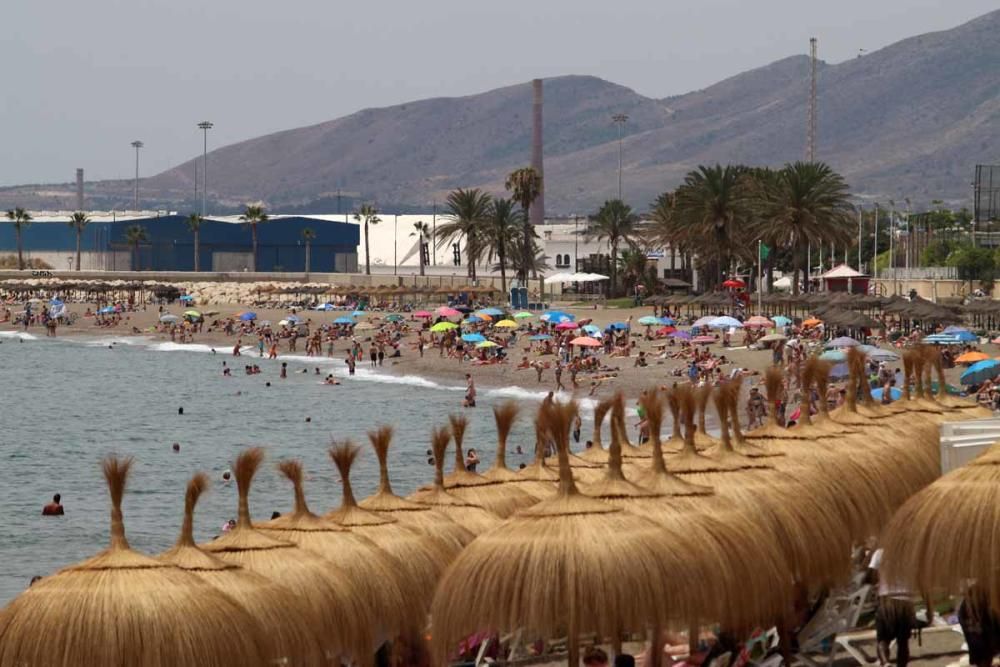 Control de aforo en las playas de Málaga en la nueva normalidad