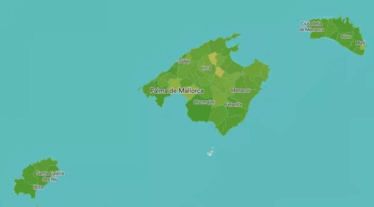 Je dunkelgrüner, desto besser lebt es sich in der jeweiligen Gemeinde.