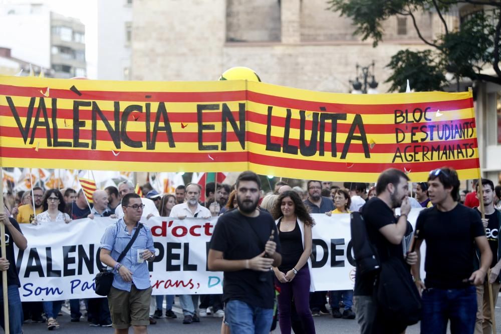 Manifestación de la Comissió 9 d'Octubre