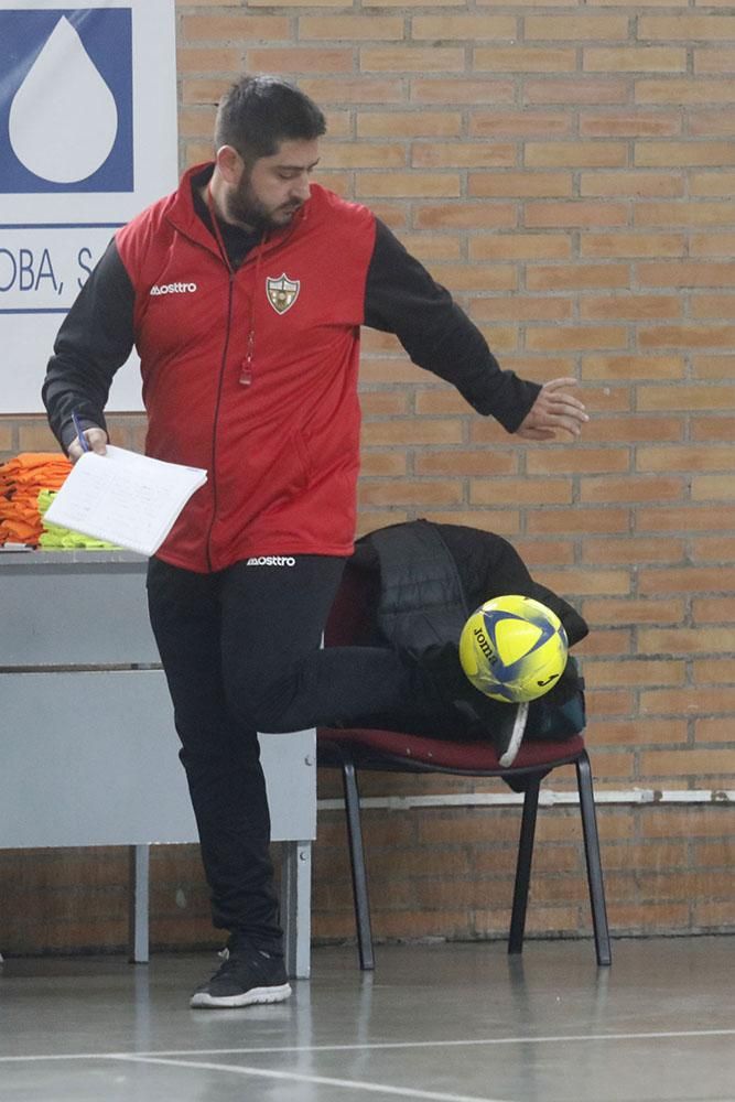 El primer entrenamiento de Josan con el Córdoba Futsal en imágenes