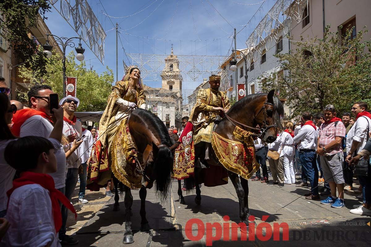 Moros y Cristianos en la mañana del dos de mayo en Caravaca