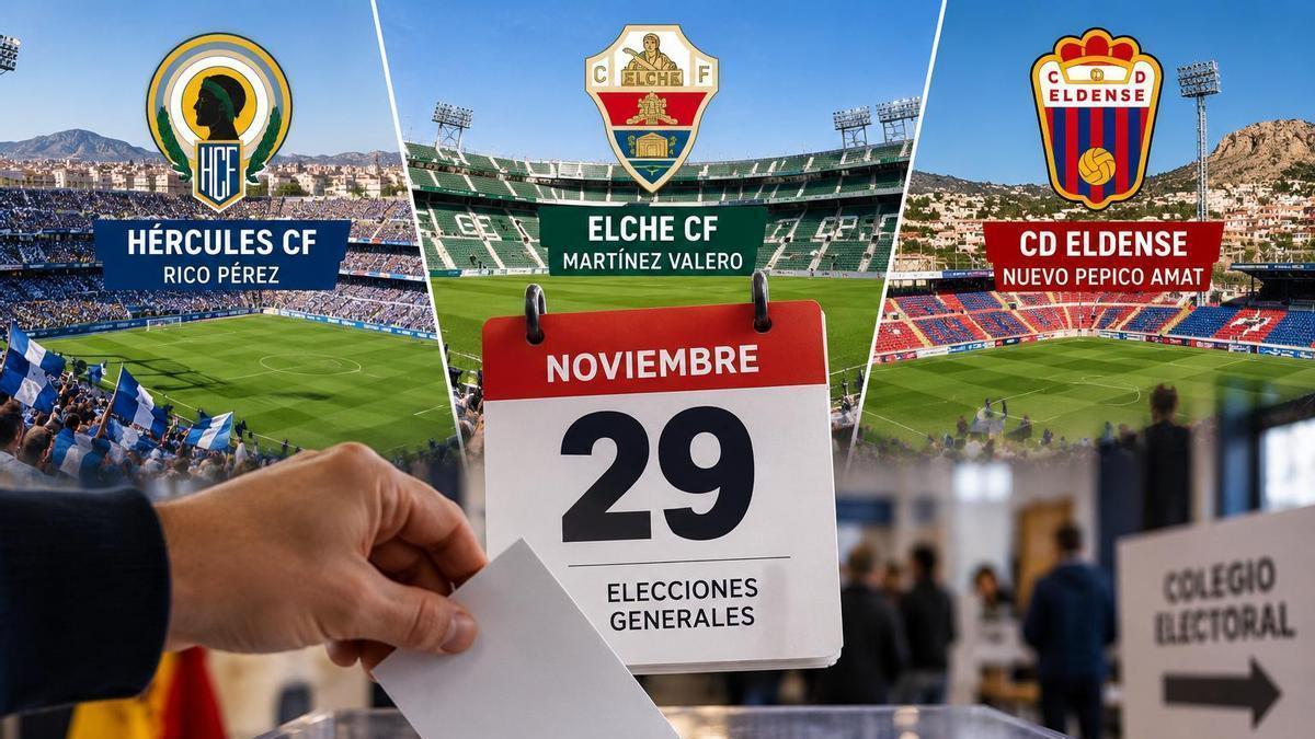 Hércules, Elche y Eldense juegan en casa