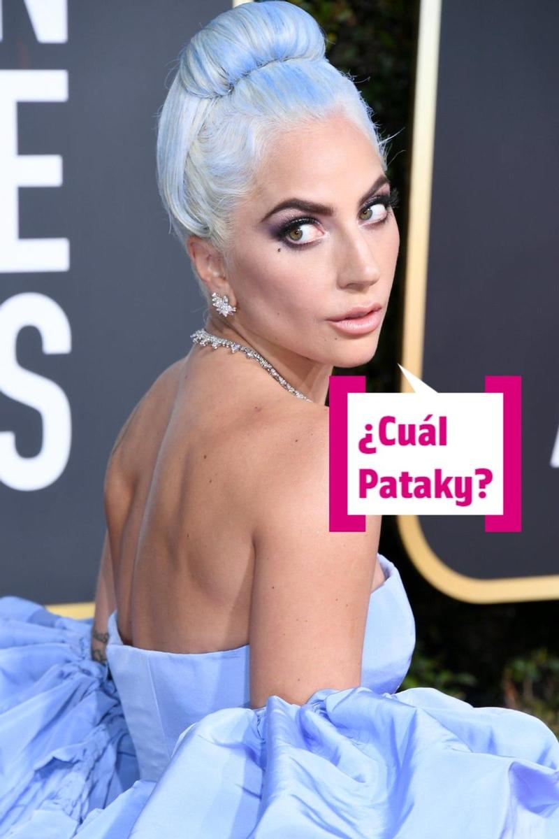 Lady Gaga posa como Pataky en los Globos de Oro