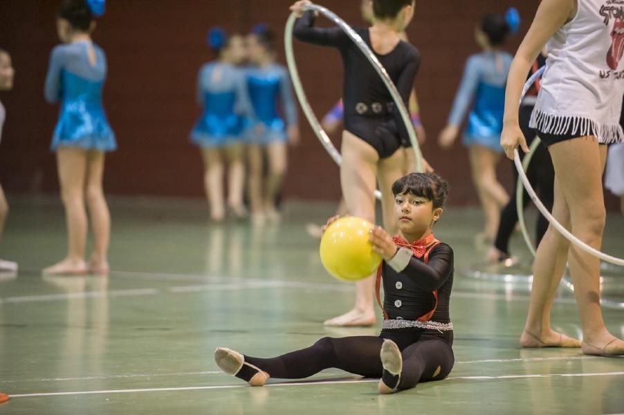 Exhibición de la Escuela de gimnasia rítmica