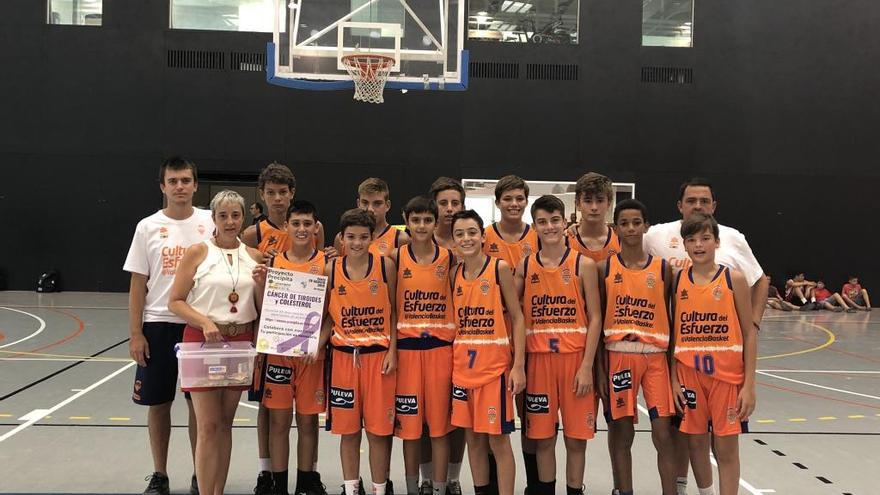 Els guanyadors del torneig, el Valencia Basket.