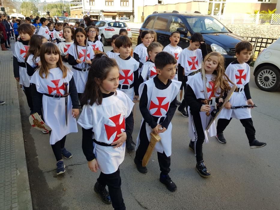 Antroxu del colegio Valdellera de Posada de Llanes