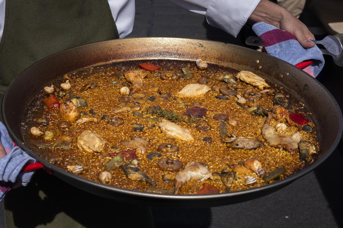 Arroz de Arturo Roig que se ha alzado con el premio en el TastArròs de València.