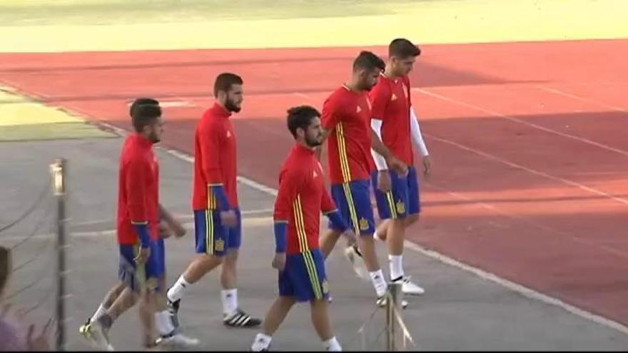 España ya prepara el partido ante Italia