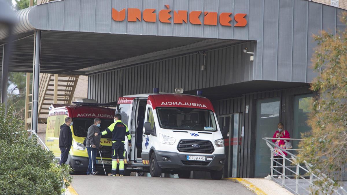 Área de Urgencias del hospital Lluís Alcanyís de Xàtiva.