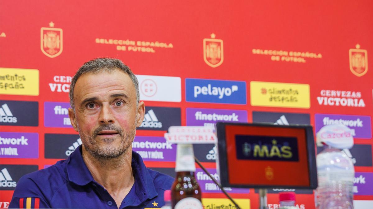 El seleccionador de España, Luis Enrique, analiza el decisivo partido de la Nations League contra Portugal
