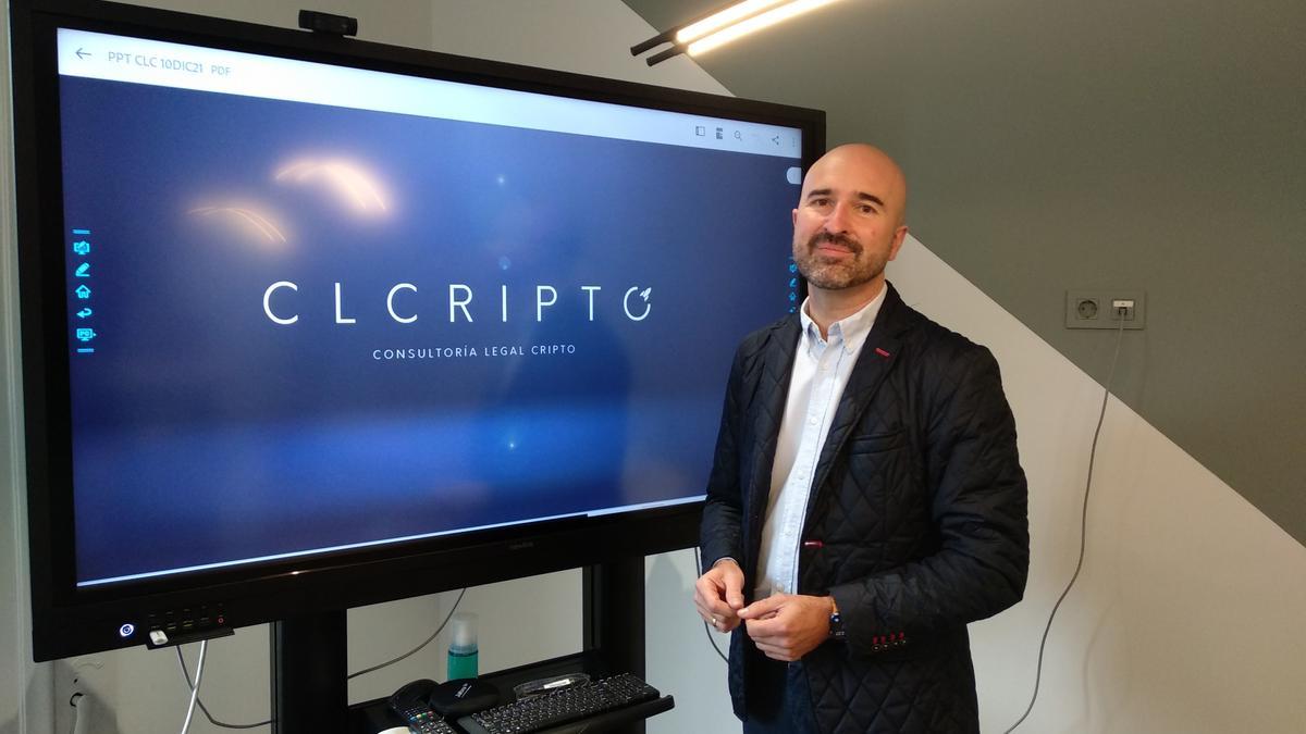 Jesús Lorente, socio fundador de la asesoría legal CL Cripto especializada en criptomonedas.
