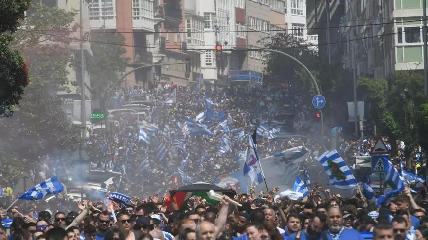 El deportivismo organiza su día grande: previa, conciertos y marcha hasta Riazor